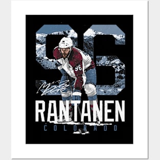 Mikko Rantanen Colorado Landmark Posters and Art